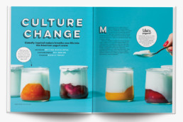 Culture Magazine Summer '18 Yogurt Spread 1